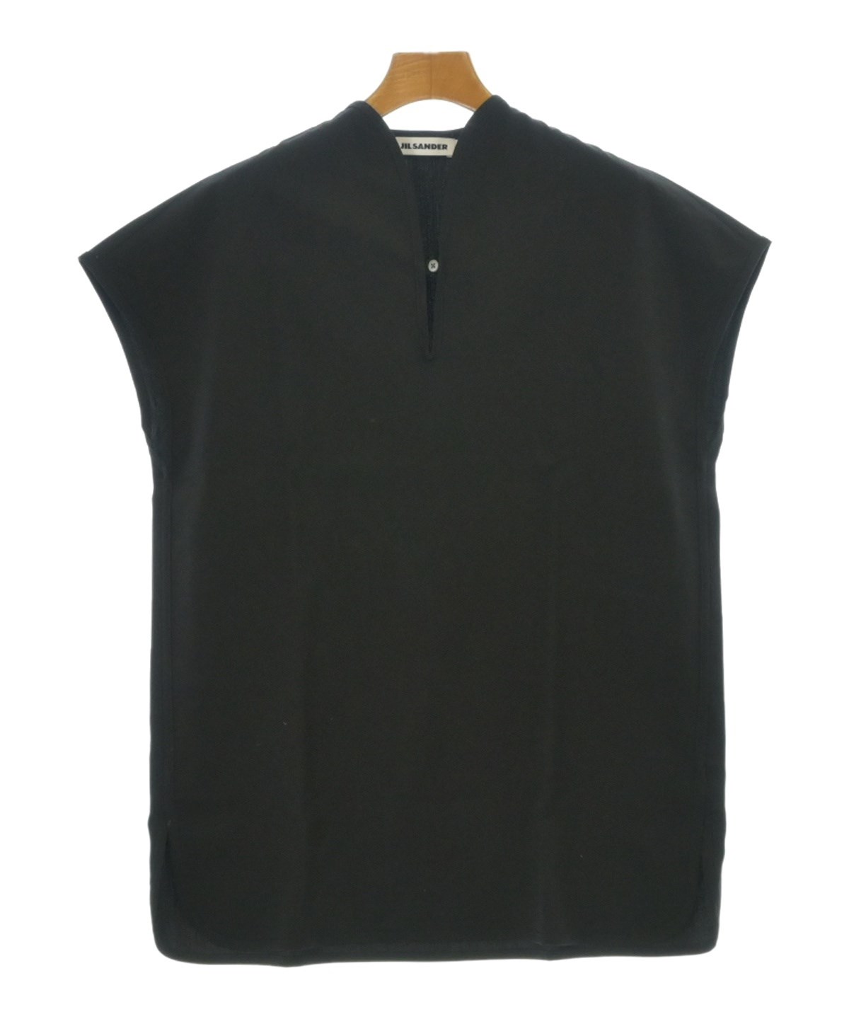 JIL SANDER ジルサンダー ブラウス 36(S位) 黒 【古着】【中古】【送料無料】 JIL SANDER（ジルサンダー）ブラウス 黒 サイズ:38(S位) レディース