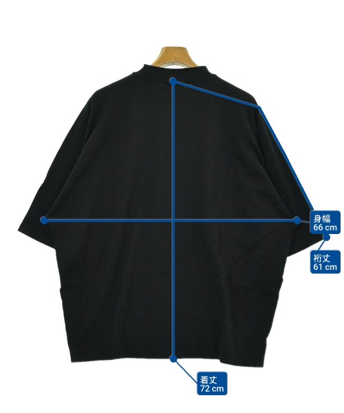 JIL SANDER（ジルサンダー）Tシャツ・カットソー 黒 サイズ:XL メンズ/2200679324744