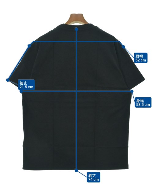 JIL SANDER（ジルサンダー）Tシャツ・カットソー 黒 サイズ:XXL メンズ/2200679777021