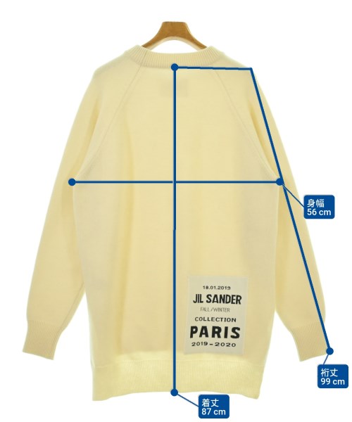 JIL SANDER（ジルサンダー）ニット・セーター 白 サイズ:48(L位) メンズ/2200684169088