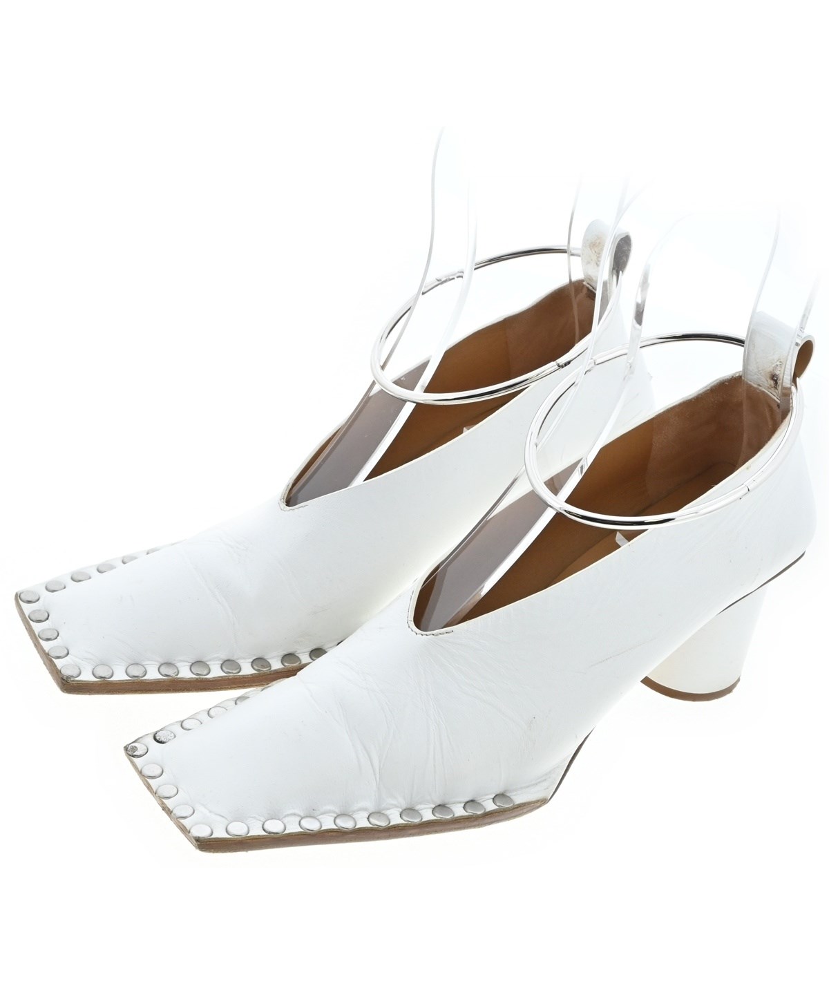 JIL SANDER（ジルサンダー）パンプス 白 サイズ:EU35 1/2(22cm位