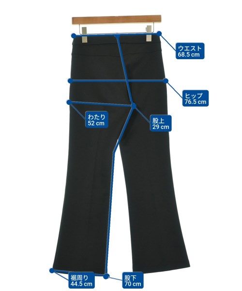 JIL SANDER（ジルサンダー）スラックス 黒 サイズ:32(XXS位) レディース/2200684390031