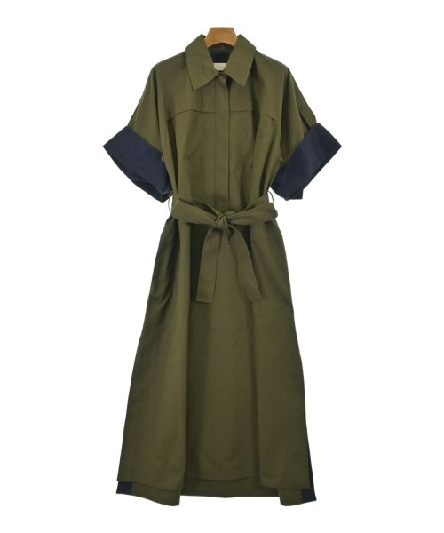 JIL SANDER(ジルサンダー)シャツワンピース カーキ サイズ:36(XS位)/2200684750149