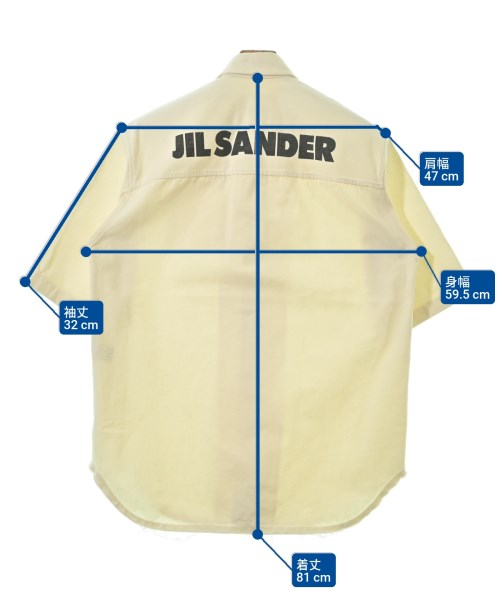 JIL SANDER（ジルサンダー）カジュアルシャツ 白 サイズ:37(XS位) メンズ/2200685223017