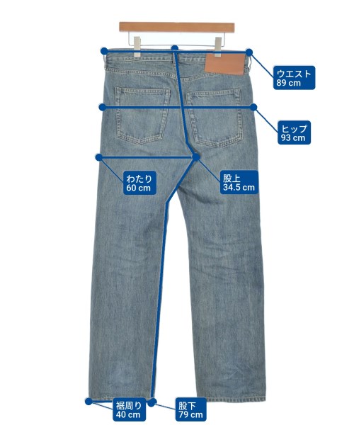 JIL SANDER（ジルサンダー）デニムパンツ 青 サイズ:31(M位) メンズ/2200685467015