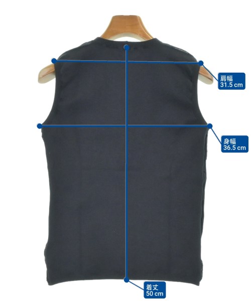 JIL SANDER（ジルサンダー）ベスト 紺 サイズ:34(XXS位) レディース/2200685651025