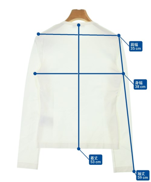 JIL SANDER（ジルサンダー）Tシャツ・カットソー 白 サイズ:S レディース/2200685651056