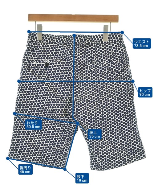 JIL SANDER（ジルサンダー）ショートパンツ 紺 サイズ:44(S位) メンズ/2200681321380