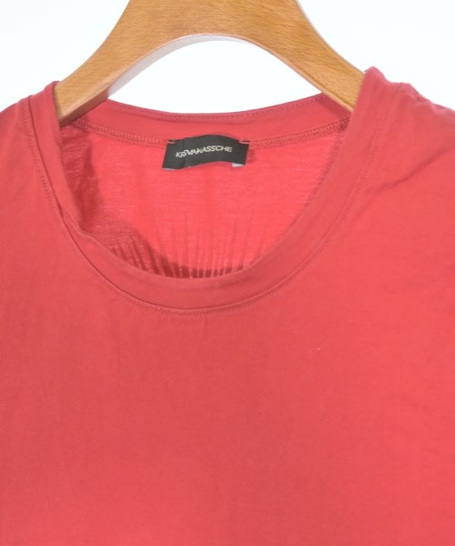 KRIS VAN ASSCHE（クリスヴァンアッシュ）Tシャツ・カットソー 赤 サイズ:XS メンズ/2200686314042