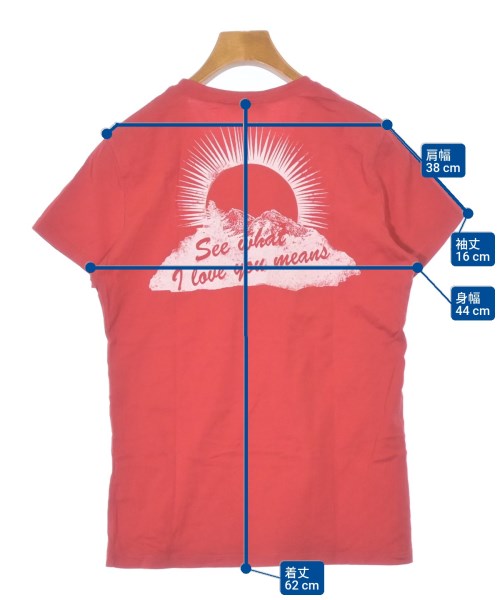 KRIS VAN ASSCHE（クリスヴァンアッシュ）Tシャツ・カットソー 赤 サイズ:XS メンズ/2200686314042
