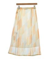 JIL SANDER（ジルサンダー）ロング・マキシ丈スカート オレンジ サイズ:32(XXS位) レディース/2200686456186