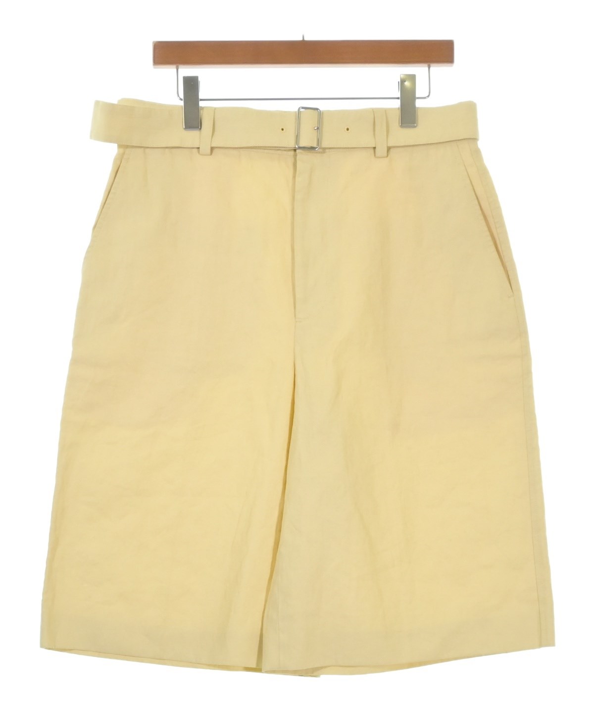 JIL SANDER(ジルサンダー)ショートパンツ 黄 サイズ:46(M位) メンズ JIL SANDER(ジルサンダー)ショートパンツ 黄 サイズ:46(M位) メンズ