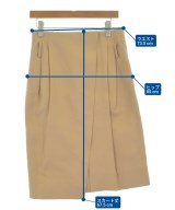 JIL SANDER（ジルサンダー）ロング・マキシ丈スカート ベージュ サイズ:34(XXS位) レディース/2200682413169