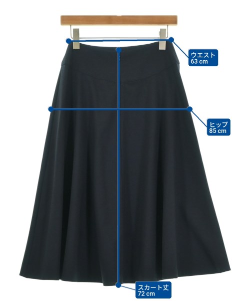JIL SANDER（ジルサンダー）ロング・マキシ丈スカート 紺 サイズ:32(XXS位) レディース/2200689735332