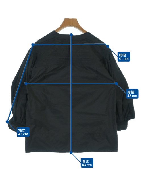 JIL SANDER（ジルサンダー）ブラウス 黒 サイズ:36(XS位) レディース/2200689735356