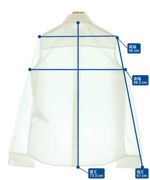 JIL SANDER（ジルサンダー）ブラウス 白 サイズ:34(XXS位) レディース/2200691620756