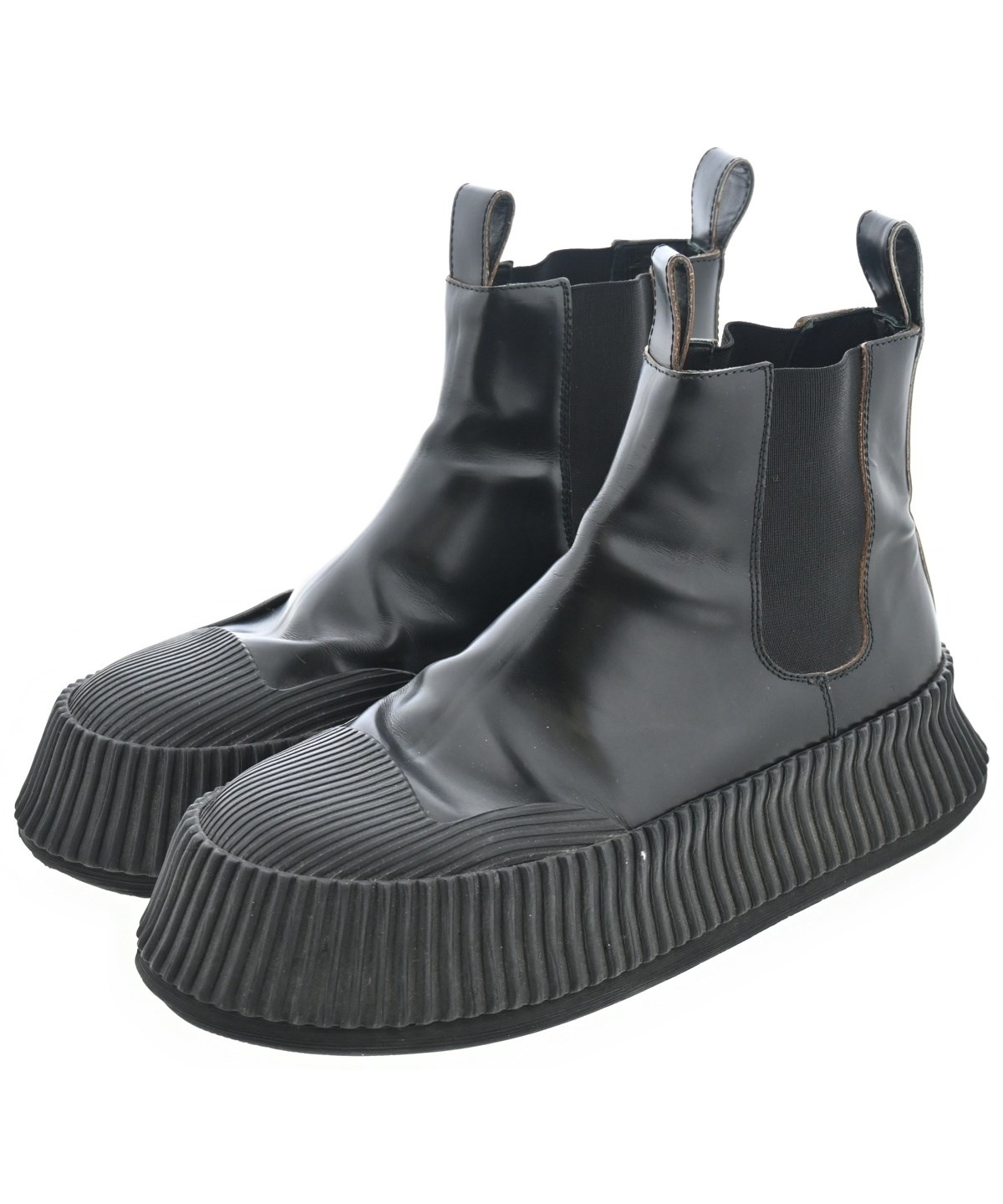 JIL SANDER（ジルサンダー）ブーツ 黒 サイズ:EU41(26cm位) メンズ 