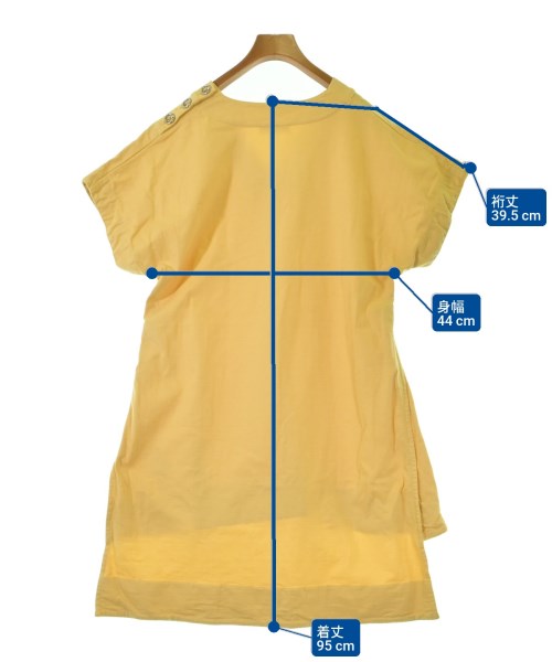 JIL SANDER（ジルサンダー）ワンピース 黄 サイズ:M レディース/2200692527016