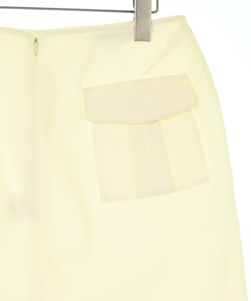 JIL SANDER（ジルサンダー）ひざ丈スカート 白 サイズ:36(XS位) レディース/2200693143093