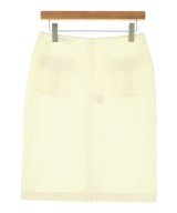 JIL SANDER（ジルサンダー）ひざ丈スカート 白 サイズ:36(XS位) レディース/2200693143093