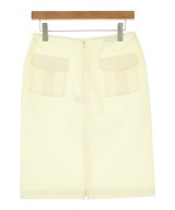 JIL SANDER（ジルサンダー）ひざ丈スカート 白 サイズ:36(XS位) レディース/2200693143093