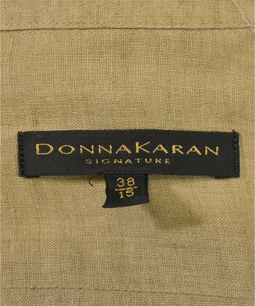 DONNA KARAN（ダナキャラン）カジュアルシャツ ベージュ サイズ:38(S位) メンズ/2200611389046