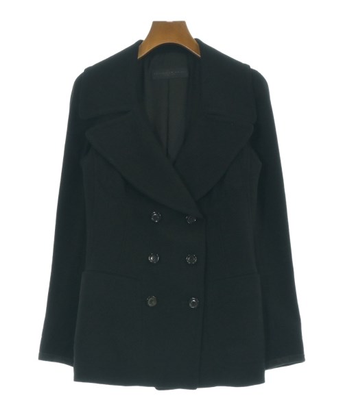 DONNA KARAN(ダナキャラン)ピーコート 黒 サイズ:38(S位)/2200704160095