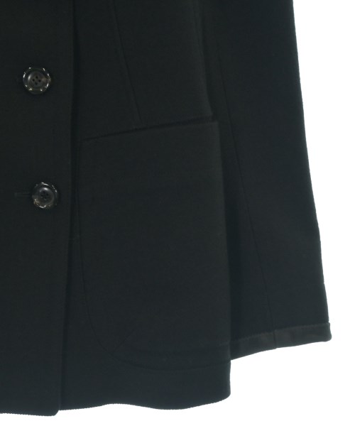 DONNA KARAN（ダナキャラン）ピーコート 黒 サイズ:38(S位) レディース/2200704160095