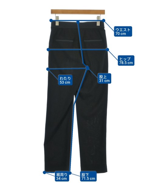 GIORGIO ARMANI（ジョルジオアルマーニ）その他 黒 サイズ:38(S位) レディース/2200612995031