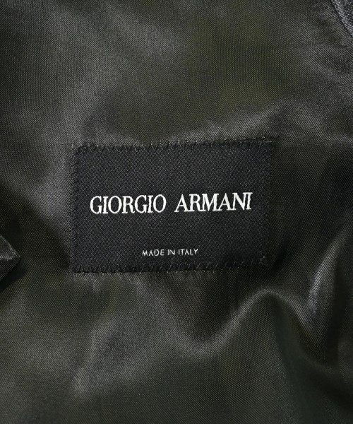 GIORGIO ARMANI（ジョルジオアルマーニ）ステンカラーコート 黒 サイズ:50(XL位) メンズ/2200639313016