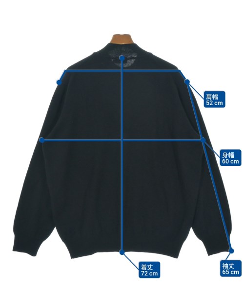 GIORGIO ARMANI（ジョルジオアルマーニ）ニット・セーター 黒 サイズ:56(XXXL位) メンズ/2200635731036