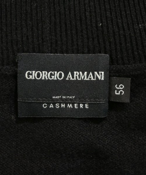 GIORGIO ARMANI（ジョルジオアルマーニ）ニット・セーター 黒 サイズ:56(XXXL位) メンズ/2200635731043