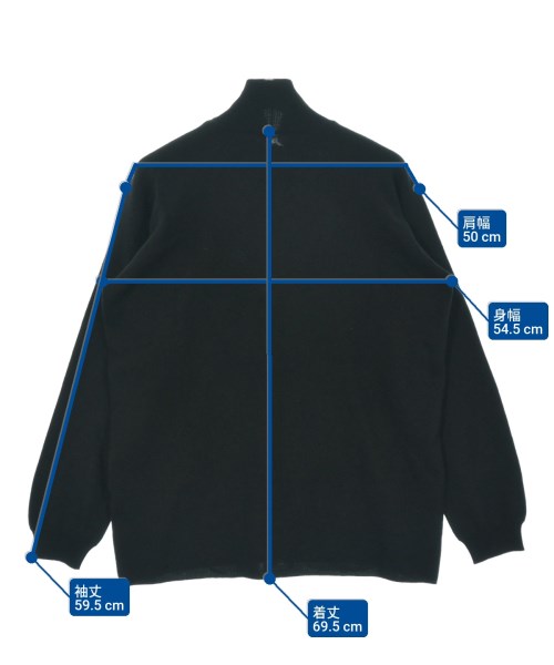 GIORGIO ARMANI（ジョルジオアルマーニ）ニット・セーター 黒 サイズ:56(XXXL位) メンズ/2200635731043