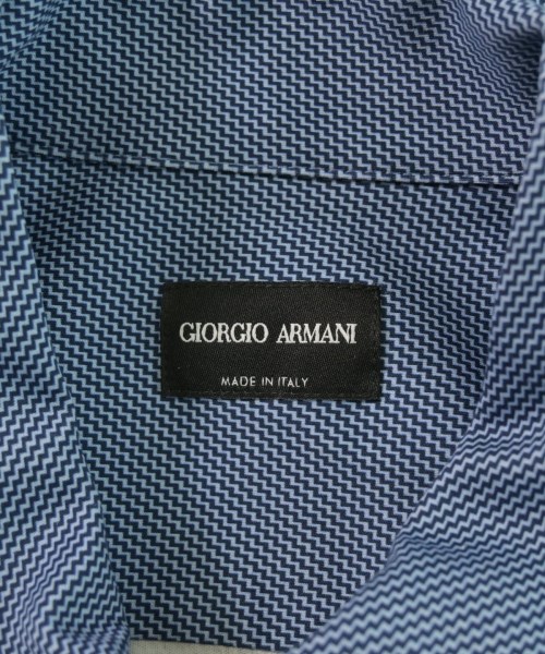 GIORGIO ARMANI（ジョルジオアルマーニ）カジュアルシャツ 青 サイズ:39(M位) メンズ/2200643622036