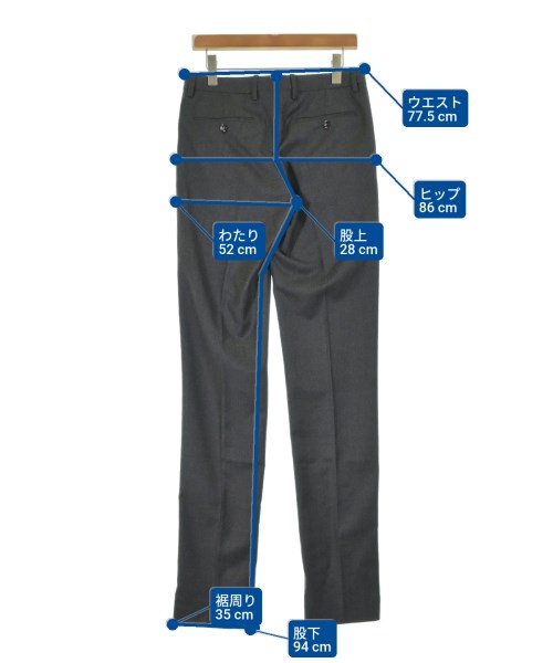 GIORGIO ARMANI（ジョルジオアルマーニ）スラックス グレー サイズ:46(M位) メンズ/2200643622050