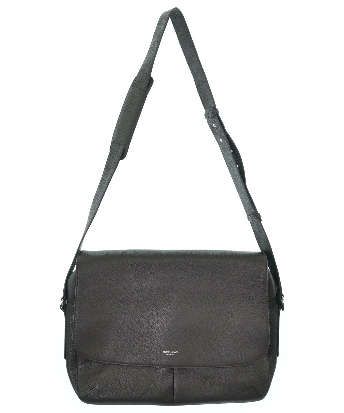 GIORGIO ARMANI（ジョルジオアルマーニ）ショルダーバッグ 茶 サイズ