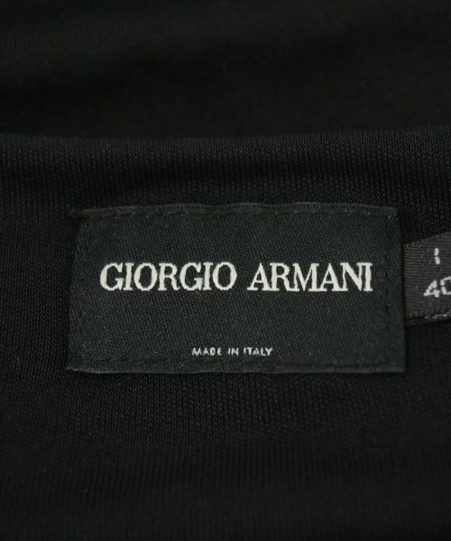 GIORGIO ARMANI（ジョルジオアルマーニ）Tシャツ・カットソー 黒 サイズ:36(XS位) レディース/2200625163625
