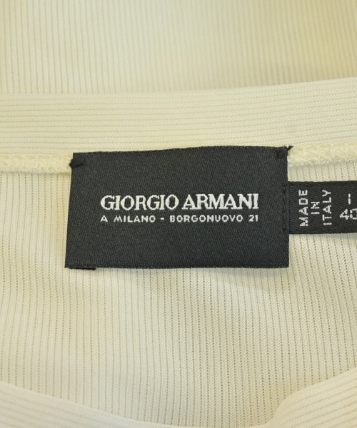 GIORGIO ARMANI（ジョルジオアルマーニ）Tシャツ・カットソー 白 サイズ:40(M位) レディース/2200633034214