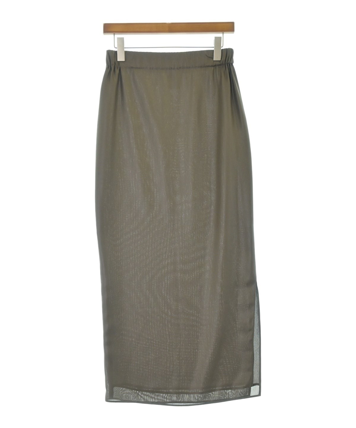 GIORGIO ARMANI（ジョルジオアルマーニ）ロング・マキシ丈スカート 茶