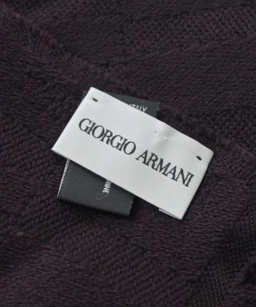 GIORGIO ARMANI（ジョルジオアルマーニ）マフラー 赤 サイズ:- メンズ/2200644085144