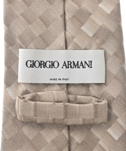 GIORGIO ARMANI（ジョルジオアルマーニ）ネクタイ ベージュ サイズ:- メンズ/2200644085168