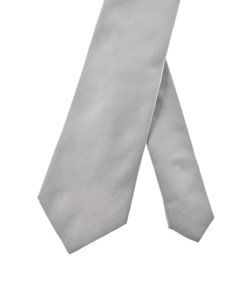 GIORGIO ARMANI（ジョルジオアルマーニ）ネクタイ シルバー サイズ:- メンズ/2200644085182