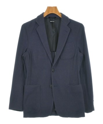 極美品♡ジョルジオアルマーニ　ネイビー スエード　ジャケット42 紺　レザー 極美品♡ジョルジオアルマーニ ネイビー スエード ジャケット42 紺 レザー