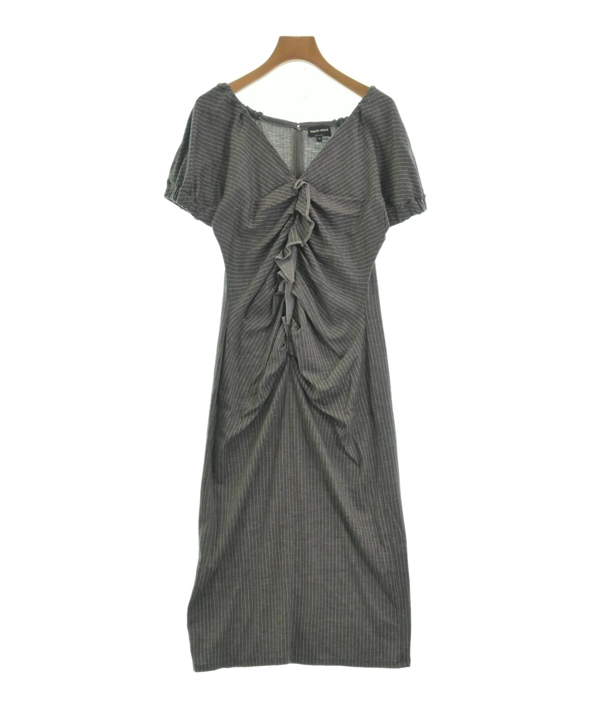 GIORGIO ARMANI（ジョルジオアルマーニ）ワンピース グレー サイズ:44