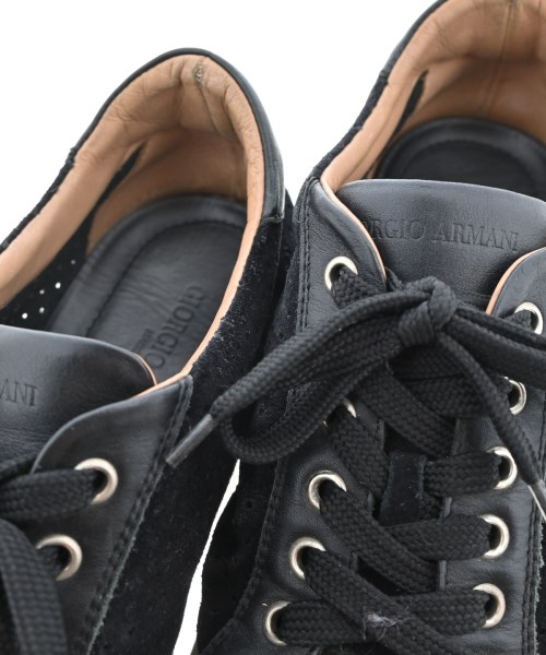 GIORGIO ARMANI（ジョルジオアルマーニ）スニーカー 黒 サイズ:7(26cm位) メンズ/2200622216041