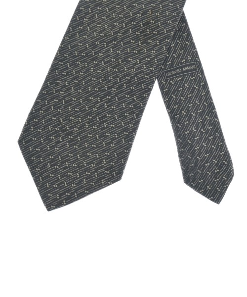 GIORGIO ARMANI（ジョルジオアルマーニ）ネクタイ 黒 サイズ:- メンズ/2200623446270