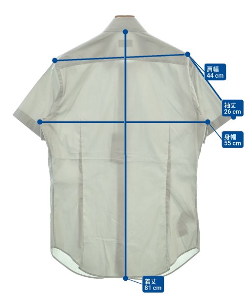 GIORGIO ARMANI（ジョルジオアルマーニ）カジュアルシャツ グレー サイズ:16(L位) メンズ/2200628853196