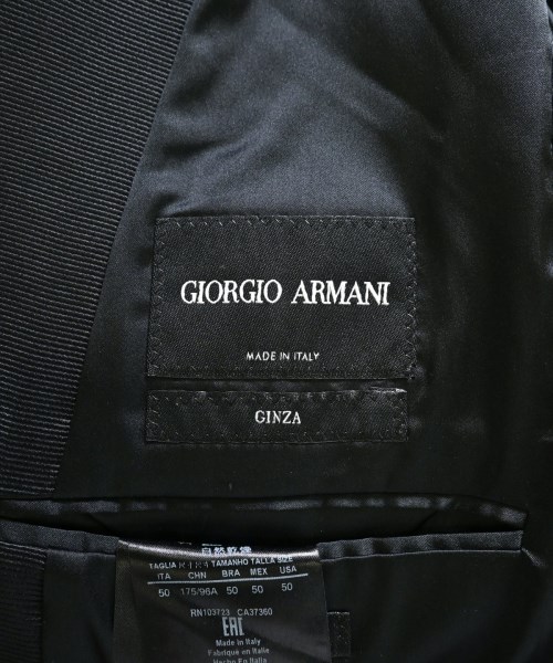GIORGIO ARMANI（ジョルジオアルマーニ）テーラードジャケット 黒 サイズ:50(XL位) メンズ/2200630220085