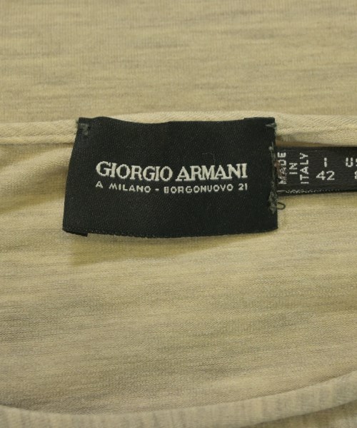 GIORGIO ARMANI（ジョルジオアルマーニ）Tシャツ・カットソー ベージュ サイズ:42(M位) レディース/2200630302163