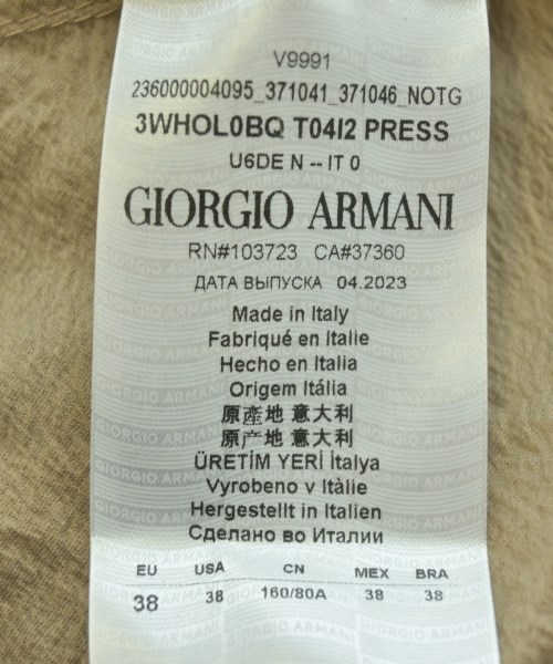 GIORGIO ARMANI（ジョルジオアルマーニ）その他 ベージュ サイズ:38(S位) レディース/2200630051030